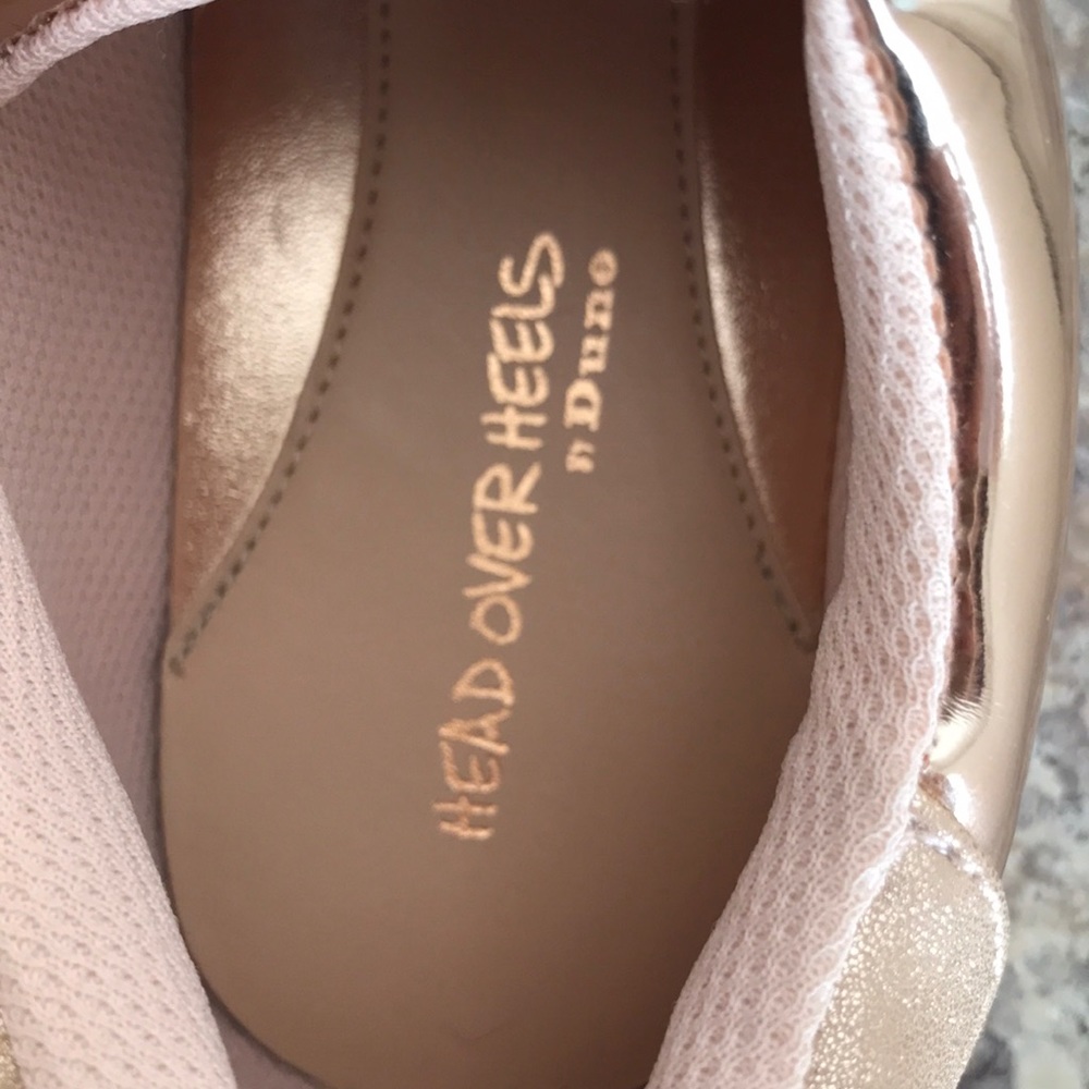 Dune Metallic Rose Gold Shoes - Picture 5 of 6